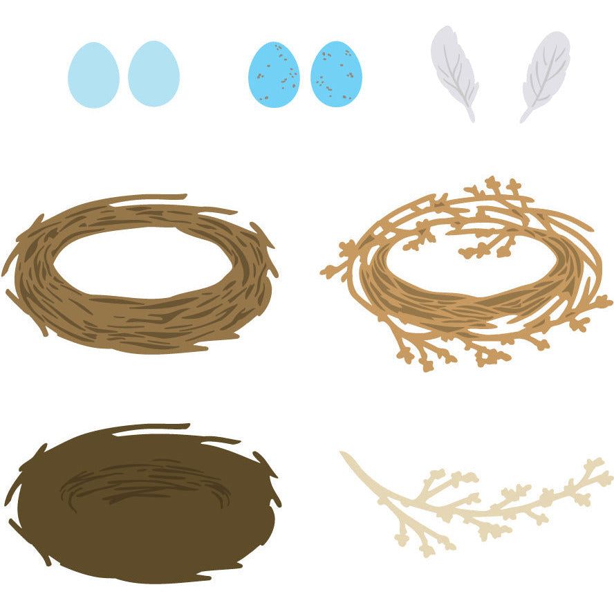 Lovely Layers: Nest - Honey Cuts - Stand - Alone Dies - Honey Bee Stamps