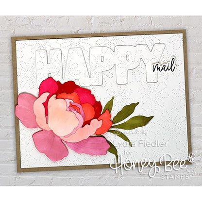 Lovely Layers: Peony - Honey Cuts - Stand - Alone Dies - Honey Bee Stamps