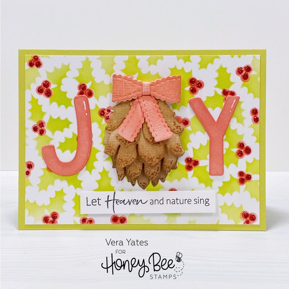 Lovely Layers: Pinecone - Honey Cuts - Stand - Alone Dies - Honey Bee Stamps
