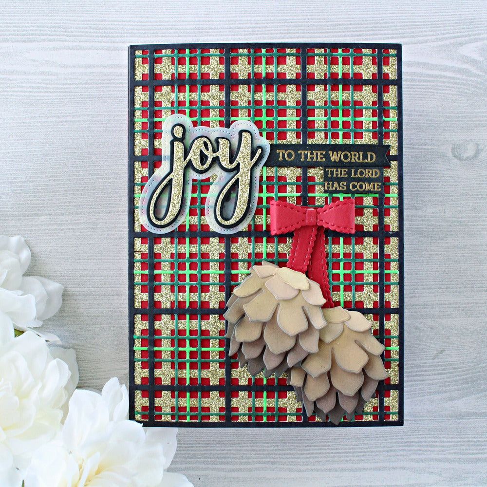 Lovely Layers: Pinecone - Honey Cuts - Stand - Alone Dies - Honey Bee Stamps