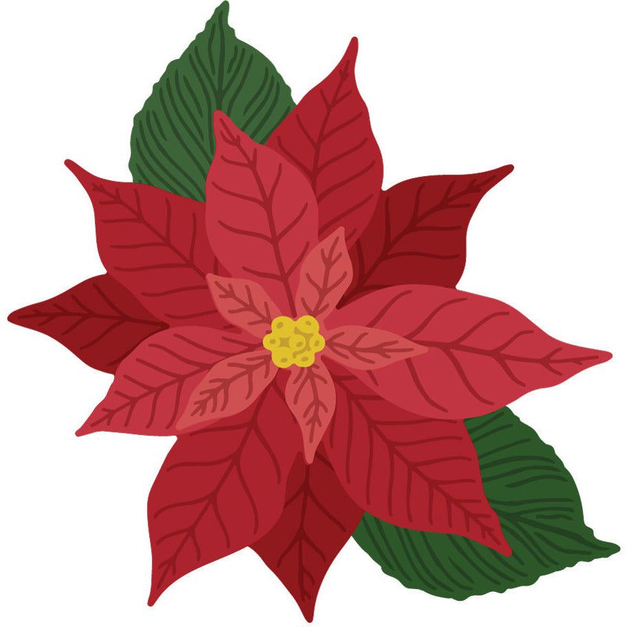 Lovely Layers: Poinsettia - Honey Cuts - Stand - Alone Dies - Honey Bee Stamps