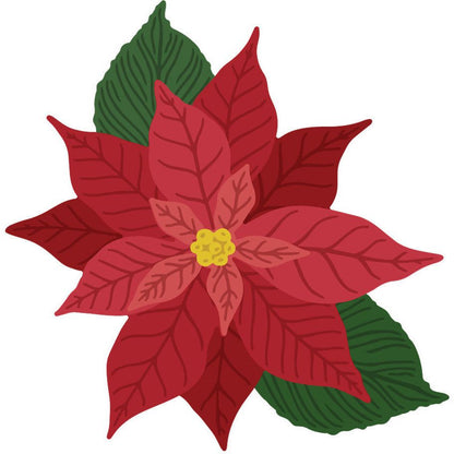 Lovely Layers: Poinsettia - Honey Cuts - Stand - Alone Dies - Honey Bee Stamps