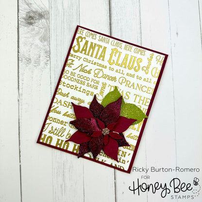 Lovely Layers: Poinsettia - Honey Cuts - Stand - Alone Dies - Honey Bee Stamps