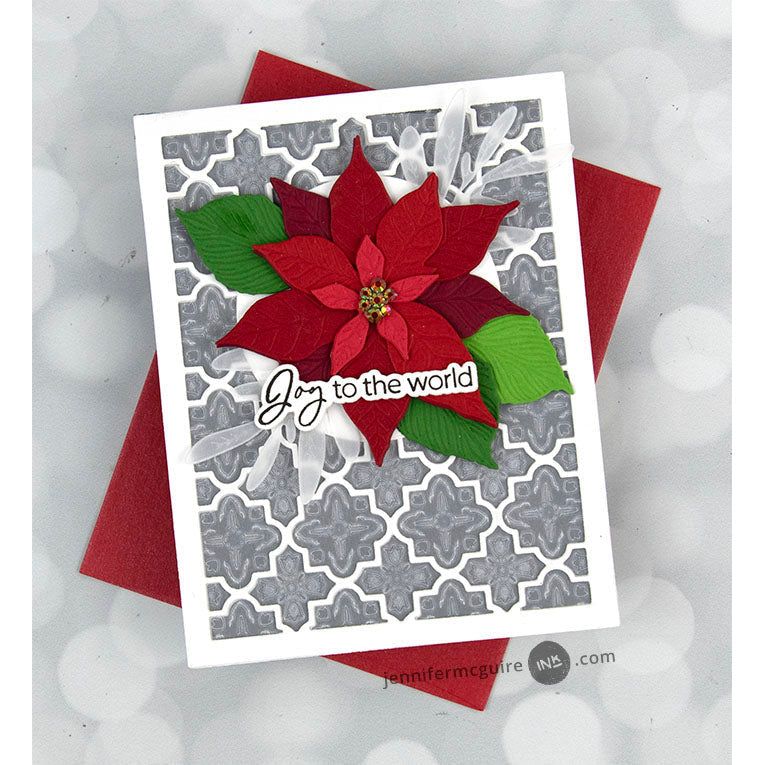 Lovely Layers: Poinsettia - Honey Cuts - Stand - Alone Dies - Honey Bee Stamps