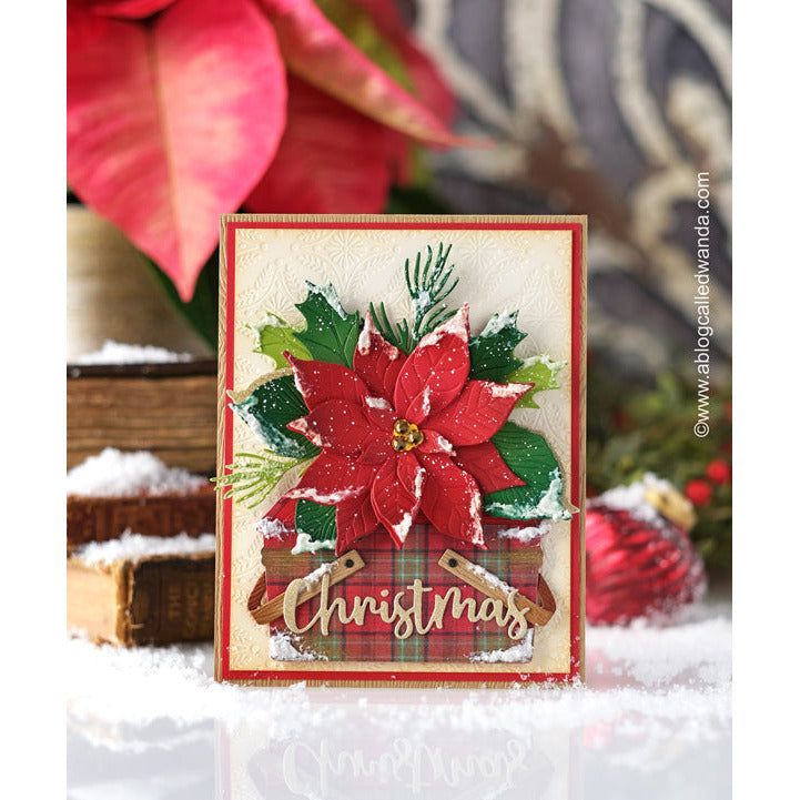 Lovely Layers: Poinsettia - Honey Cuts - Stand - Alone Dies - Honey Bee Stamps