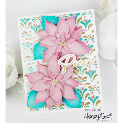 Lovely Layers: Poinsettia - Honey Cuts - Stand - Alone Dies - Honey Bee Stamps