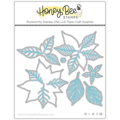 Lovely Layers: Poinsettia - Honey Cuts - Stand - Alone Dies - Honey Bee Stamps