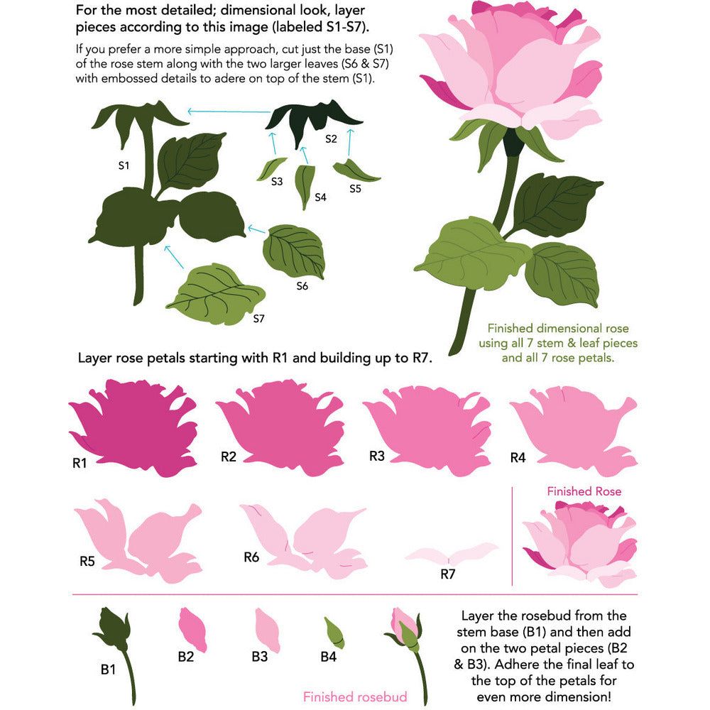 Lovely Layers: Roses - Honey Cuts - Stand - Alone Dies - Honey Bee Stamps