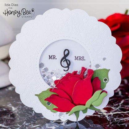 Lovely Layers: Roses - Honey Cuts - Stand - Alone Dies - Honey Bee Stamps