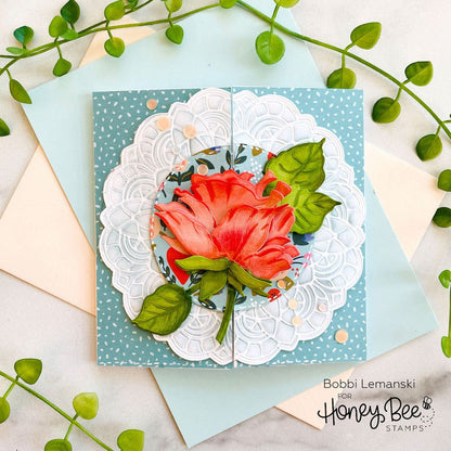 Lovely Layers: Roses - Honey Cuts - Stand - Alone Dies - Honey Bee Stamps