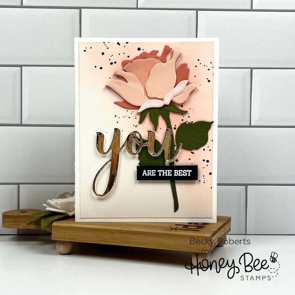 Lovely Layers: Roses - Honey Cuts - Stand - Alone Dies - Honey Bee Stamps