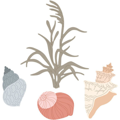 Lovely Layers: Seashore - Honey Cuts - Stand - Alone Dies - Honey Bee Stamps