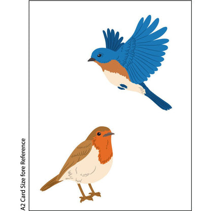 Lovely Layers: Spring Birds - Honey Cuts - Stand - Alone Dies - Honey Bee Stamps