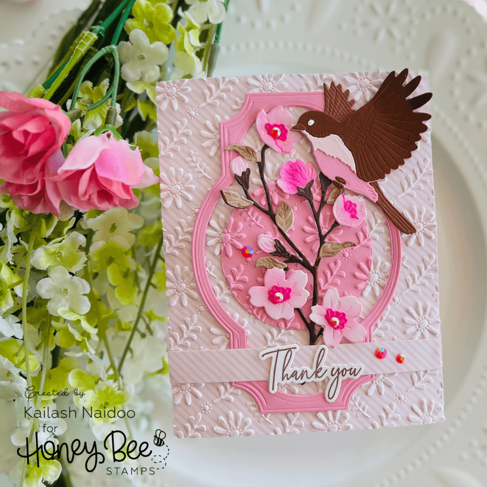 Lovely Layers: Spring Birds - Honey Cuts - Stand - Alone Dies - Honey Bee Stamps