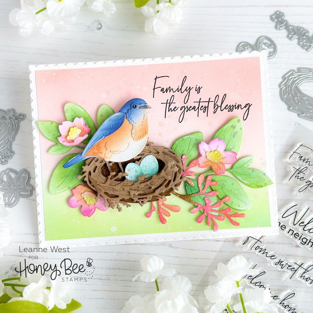 Lovely Layers: Spring Birds - Honey Cuts - Stand - Alone Dies - Honey Bee Stamps