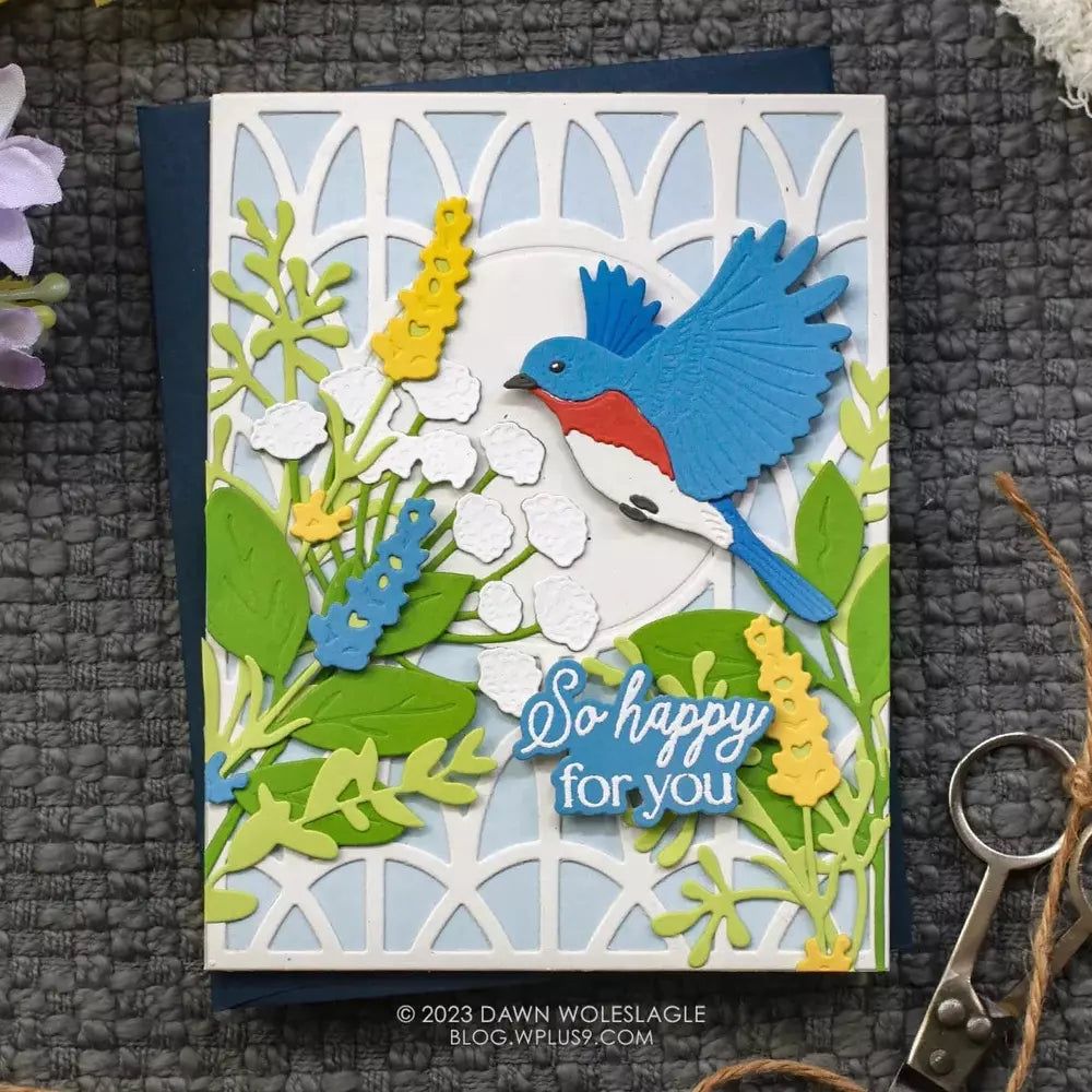 Lovely Layers: Spring Greenery - Honey Cuts - Stand - Alone Dies - Honey Bee Stamps