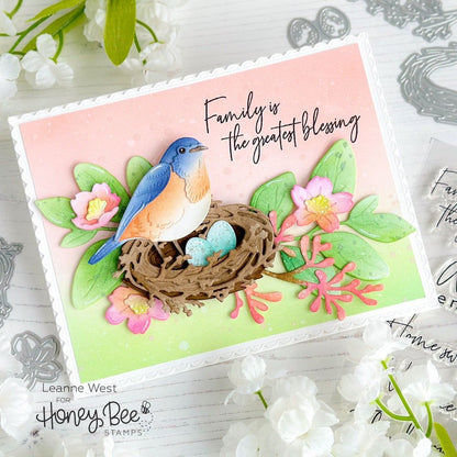Lovely Layers: Spring Greenery - Honey Cuts - Stand - Alone Dies - Honey Bee Stamps