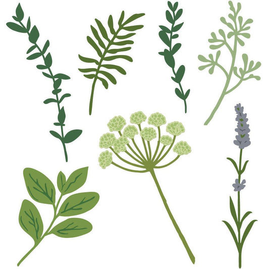 Lovely Layers: Spring Greenery - Honey Cuts - Stand - Alone Dies - Honey Bee Stamps