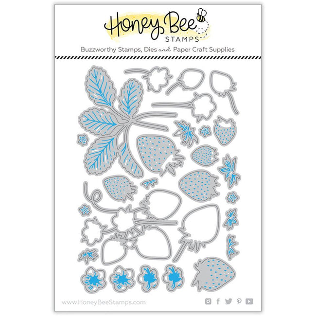 Lovely Layers: Strawberries - Honey Cuts - Honey Bee Stamps
