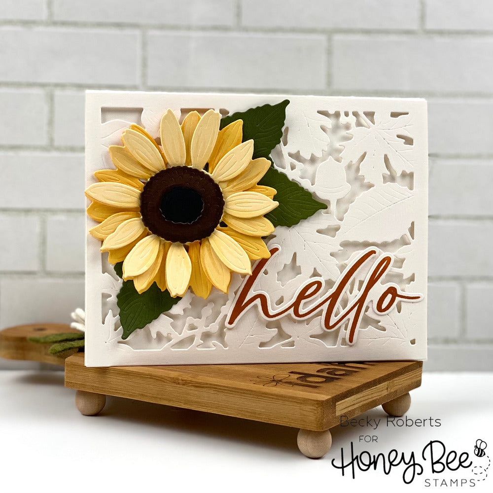 Lovely Layers: Sunflowers - Honey Cuts - Stand - Alone Dies - Honey Bee Stamps