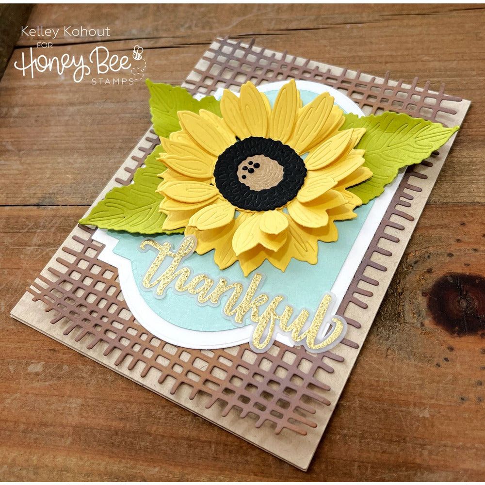 Lovely Layers: Sunflowers - Honey Cuts - Stand - Alone Dies - Honey Bee Stamps