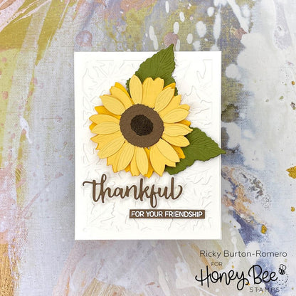 Lovely Layers: Sunflowers - Honey Cuts - Stand - Alone Dies - Honey Bee Stamps