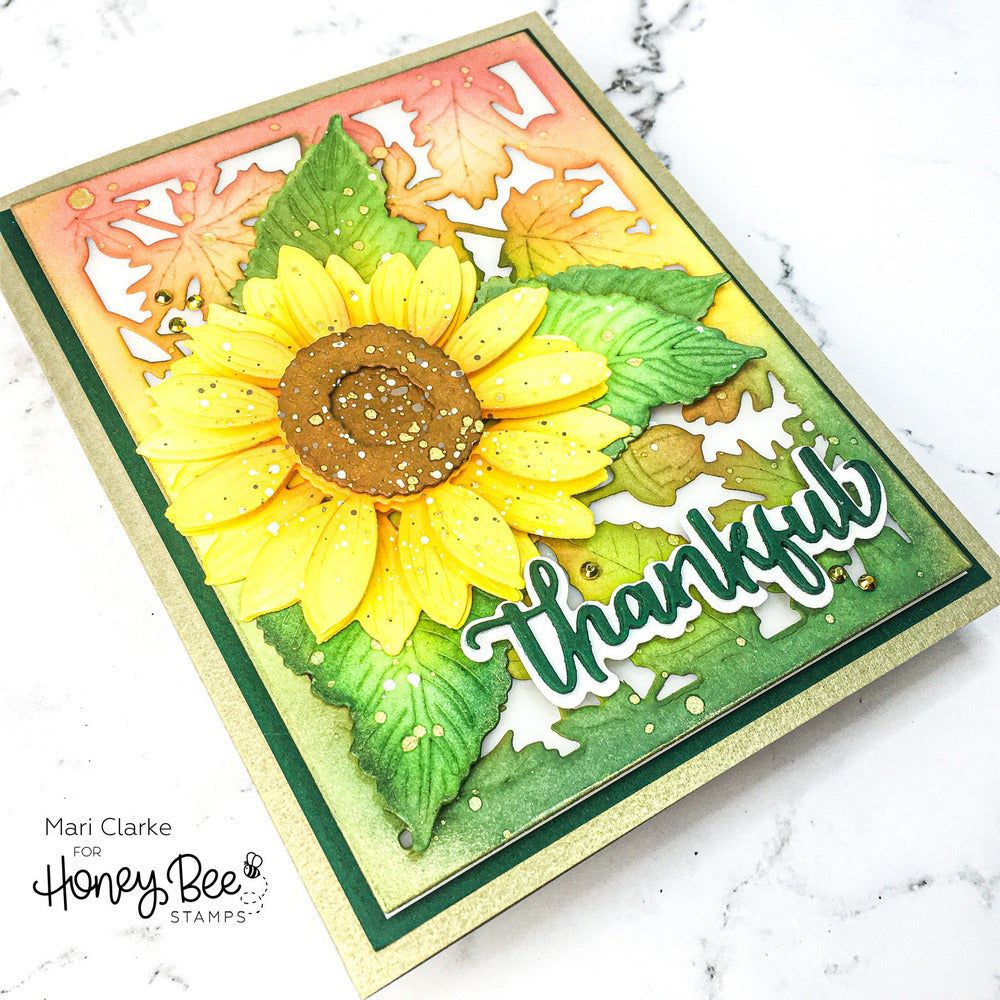 Lovely Layers: Sunflowers - Honey Cuts - Stand - Alone Dies - Honey Bee Stamps