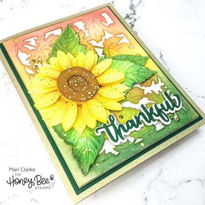 Lovely Layers: Sunflowers - Honey Cuts - Stand - Alone Dies - Honey Bee Stamps