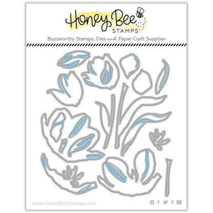 Lovely Layers: Tulips - Honey Cuts - Stand - Alone Dies - Honey Bee Stamps