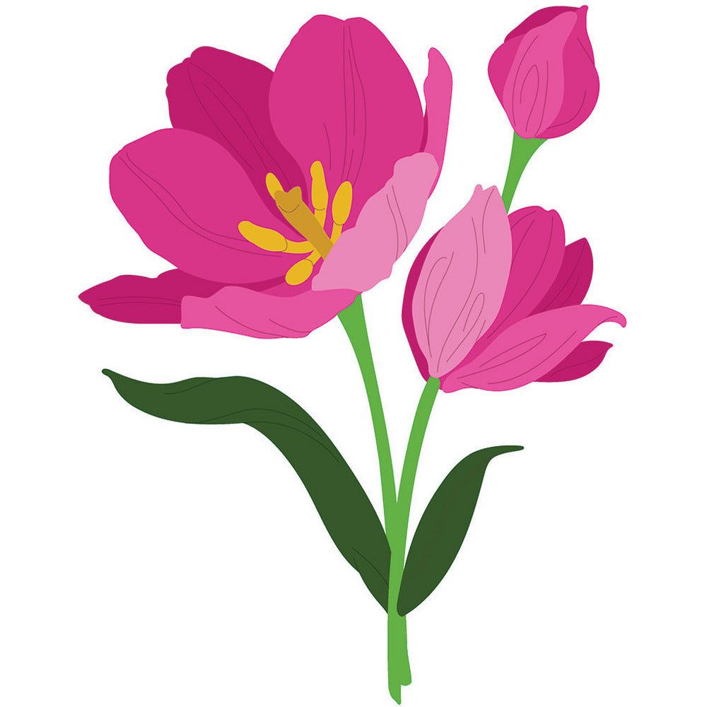 Lovely Layers: Tulips - Honey Cuts - Stand - Alone Dies - Honey Bee Stamps