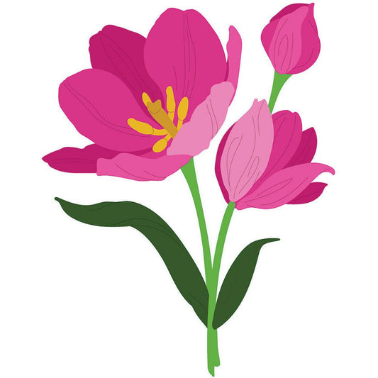 Lovely Layers: Tulips - Honey Cuts - Stand - Alone Dies - Honey Bee Stamps