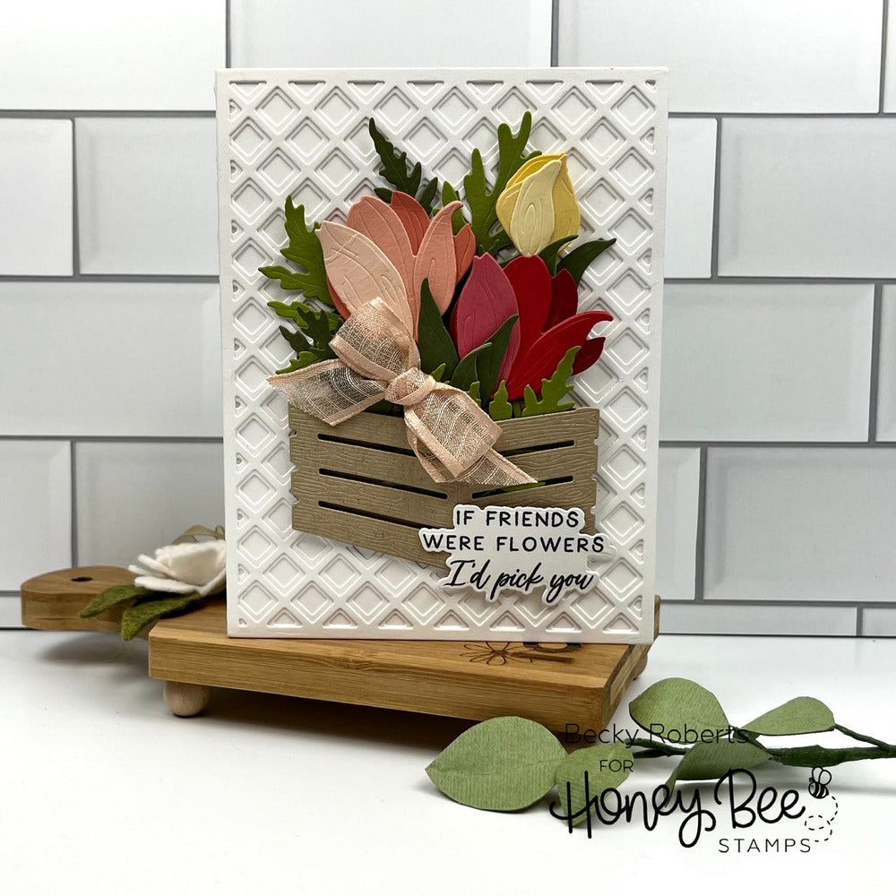 Lovely Layers: Tulips - Honey Cuts - Stand - Alone Dies - Honey Bee Stamps