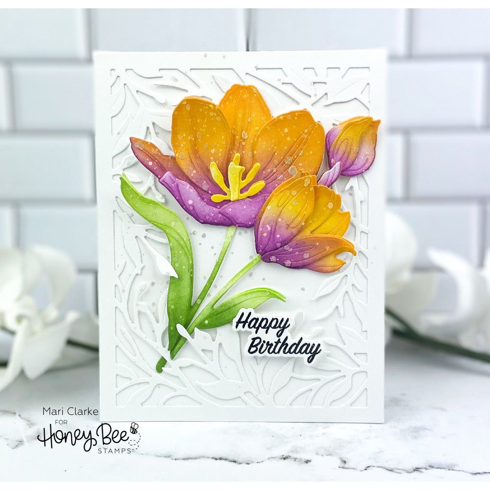 Lovely Layers: Tulips - Honey Cuts - Stand - Alone Dies - Honey Bee Stamps