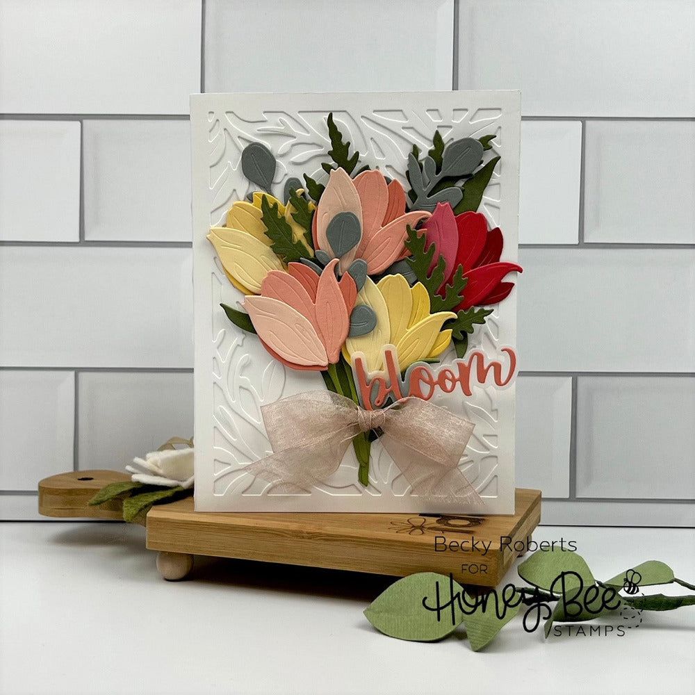 Lovely Layers: Tulips - Honey Cuts - Stand - Alone Dies - Honey Bee Stamps