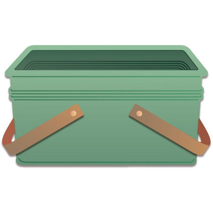 Lovely Layers: Vintage Picnic Basket - Honey Cuts - Stand - Alone Dies - Honey Bee Stamps