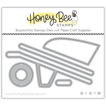 Lovely Layers: Wheelbarrow - Honey Cuts - Stand - Alone Dies - RETIRING - Honey Bee Stamps