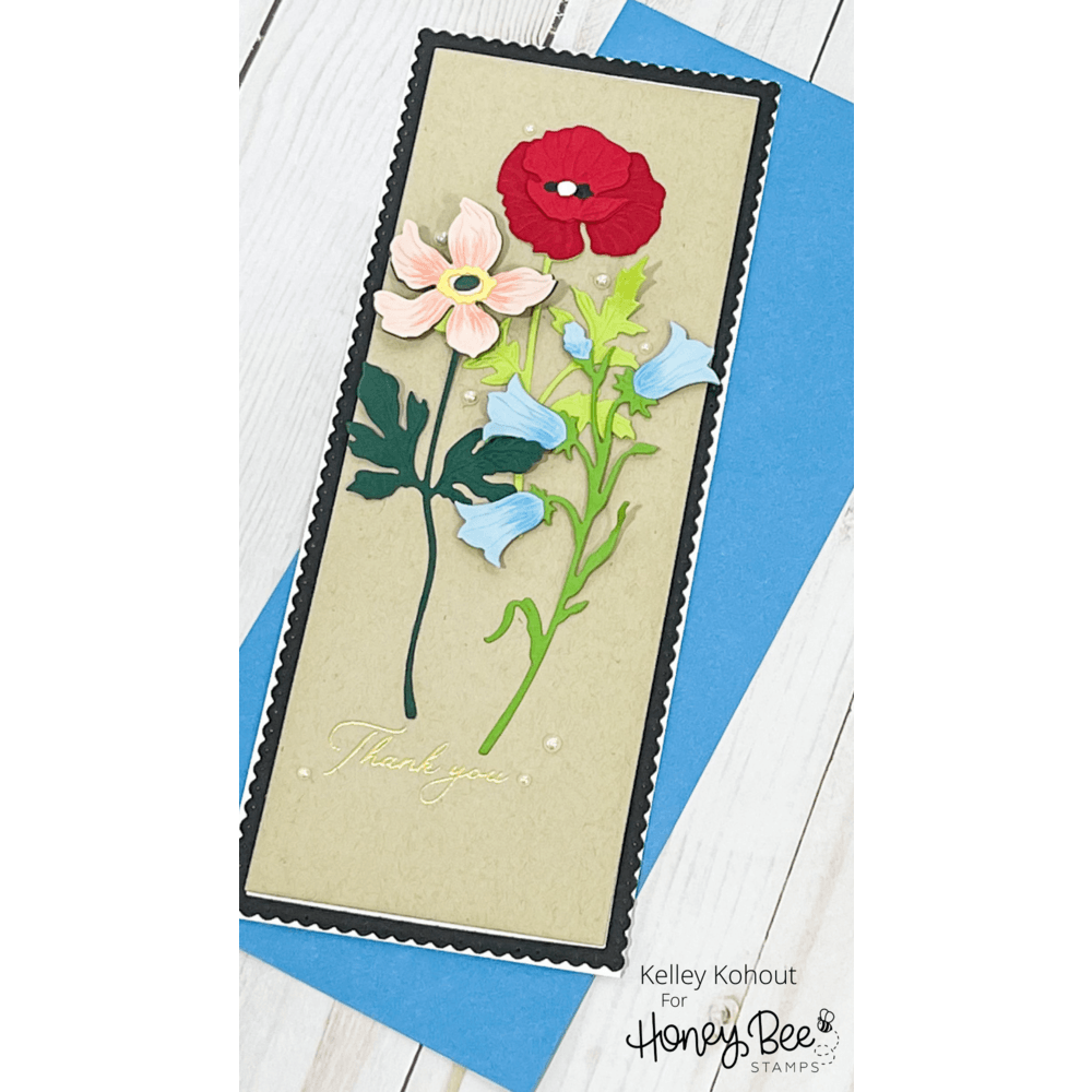 Lovely Layers: Wildflowers - Honey Cuts - Stand - Alone Dies - Honey Bee Stamps