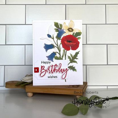 Lovely Layers: Wildflowers - Honey Cuts - Stand - Alone Dies - Honey Bee Stamps