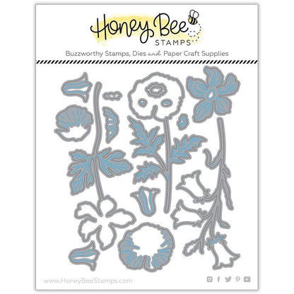 Lovely Layers: Wildflowers - Honey Cuts - Stand - Alone Dies - Honey Bee Stamps