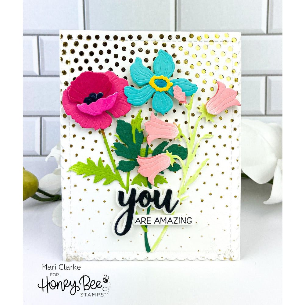 Lovely Layers: Wildflowers - Honey Cuts - Stand - Alone Dies - Honey Bee Stamps