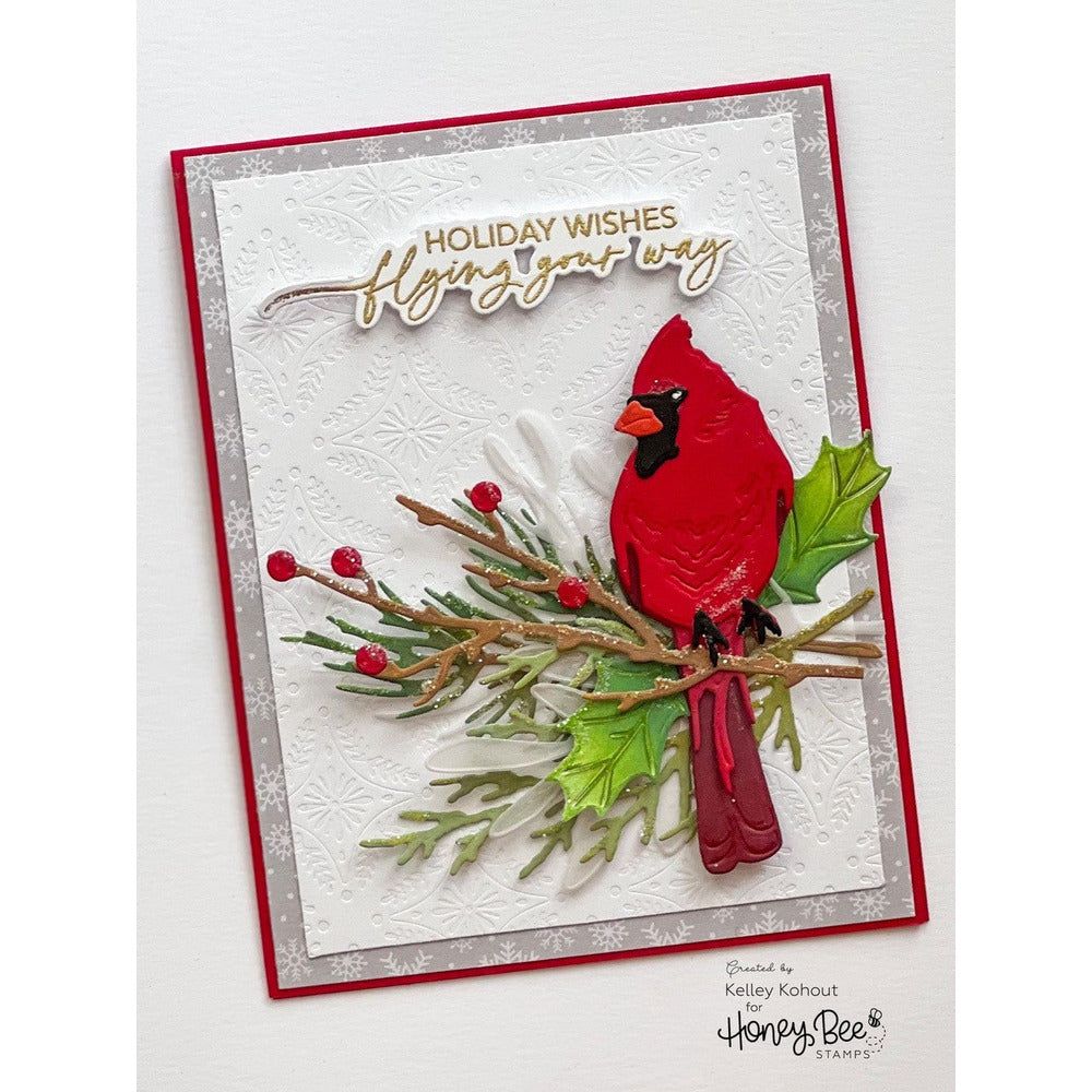 Lovely Layers: Winter Birds - Honey Cuts - Stand - Alone Dies - Honey Bee Stamps