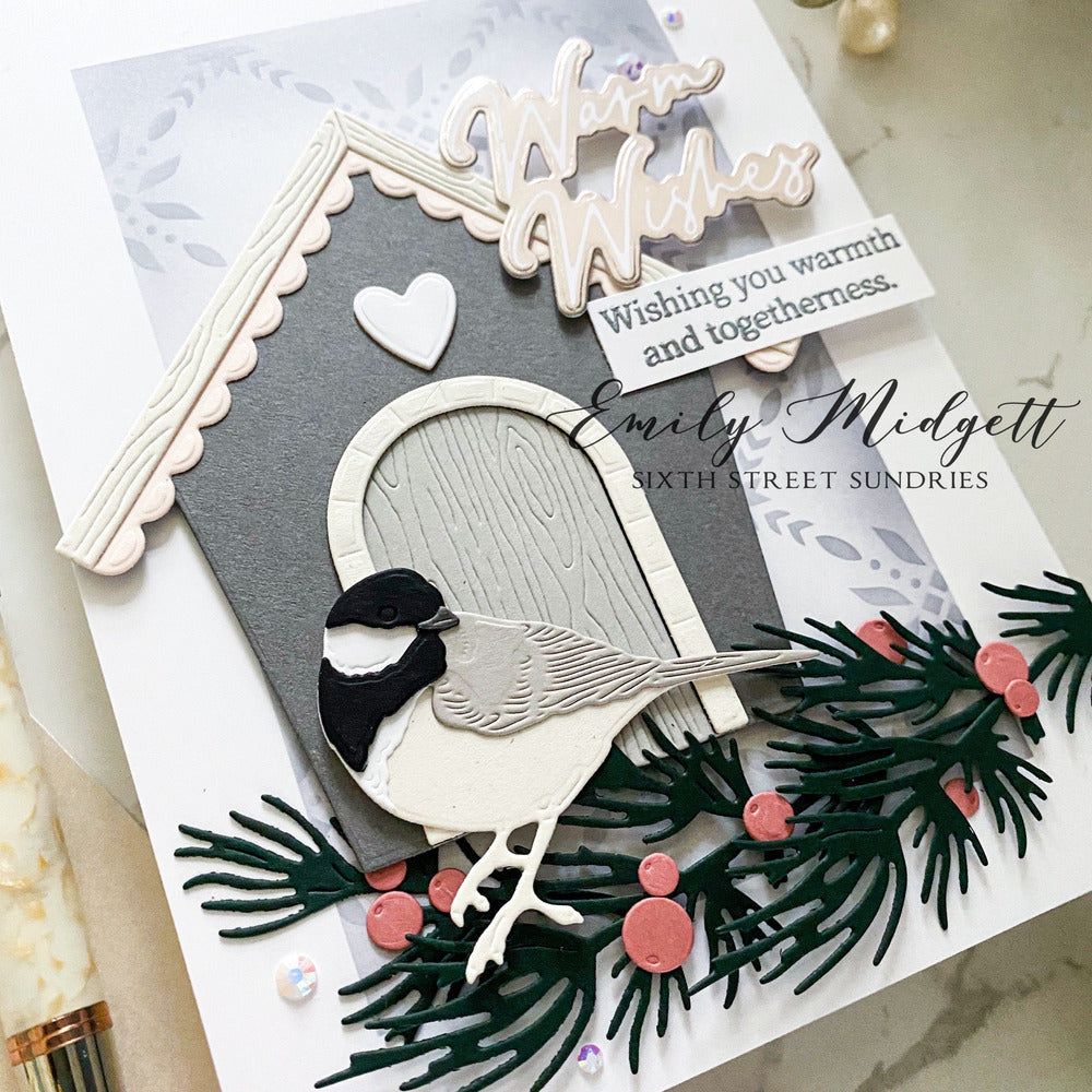 Lovely Layers: Winter Birds - Honey Cuts - Stand - Alone Dies - Honey Bee Stamps