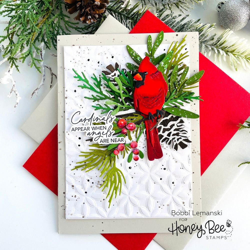 Lovely Layers: Winter Birds - Honey Cuts - Stand - Alone Dies - Honey Bee Stamps