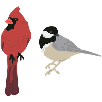 Lovely Layers: Winter Birds - Honey Cuts - Stand - Alone Dies - Honey Bee Stamps