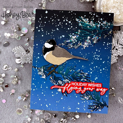 Lovely Layers: Winter Birds - Honey Cuts - Stand - Alone Dies - Honey Bee Stamps