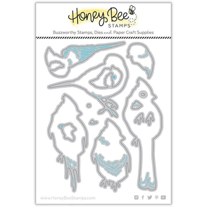Lovely Layers: Winter Birds - Honey Cuts - Stand - Alone Dies - Honey Bee Stamps