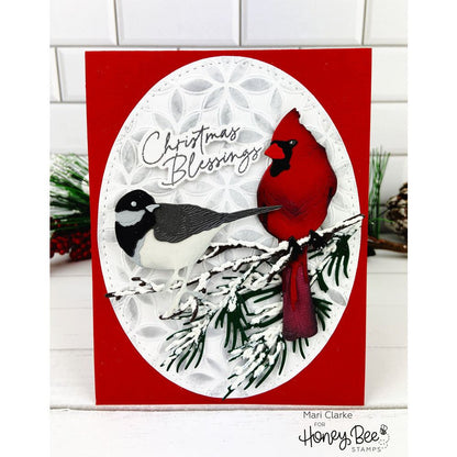 Lovely Layers: Winter Birds - Honey Cuts - Stand - Alone Dies - Honey Bee Stamps