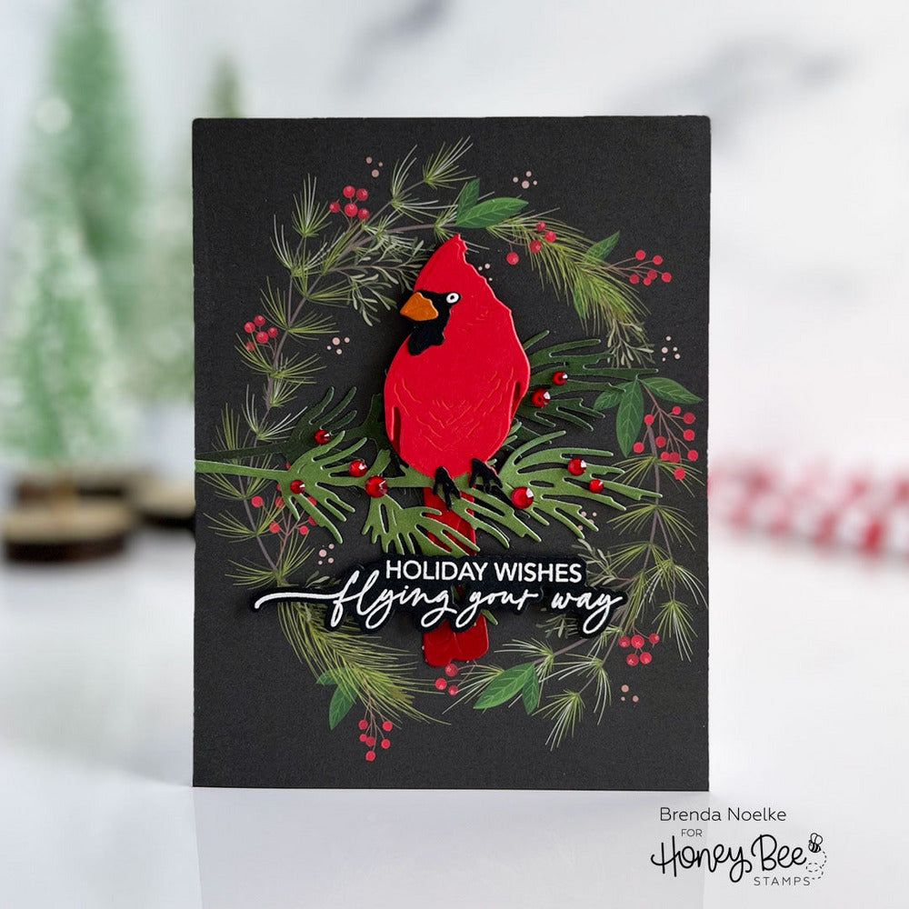 Lovely Layers: Winter Birds - Honey Cuts - Stand - Alone Dies - Honey Bee Stamps