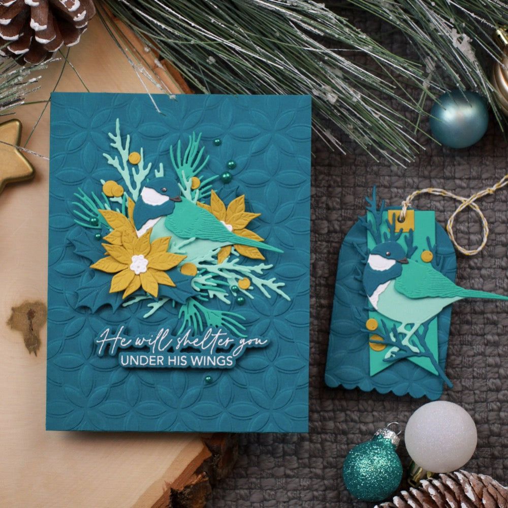 Lovely Layers: Winter Birds - Honey Cuts - Stand - Alone Dies - Honey Bee Stamps