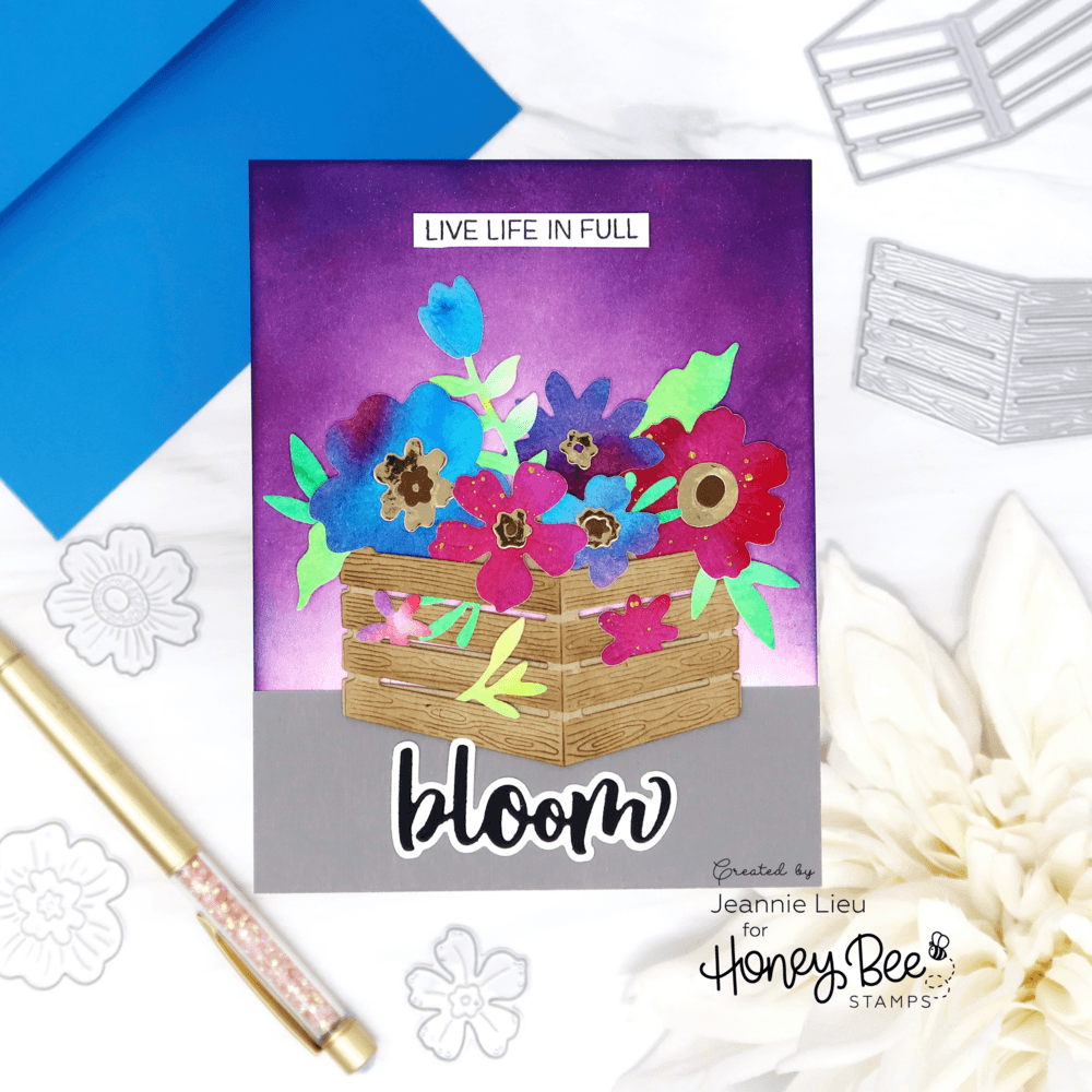 Lovely Layers: Wooden Crate - Honey Cuts - Stand - Alone Dies - Honey Bee Stamps